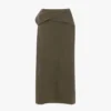 Wrap-kjol i salvia melange Wrap-kjol i salvia melange